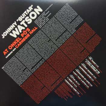 2LP Johnny Guitar Watson: At Onkel Pö's Carnegie Hall Hamburg 1976
