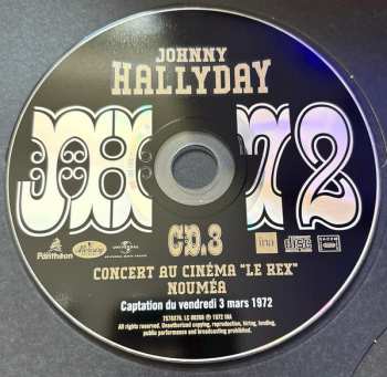 3CD/DVD Johnny Hallyday: 72 (Country-Folk-Rock) DLX | LTD | NUM