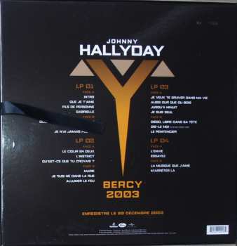 4LP/Dobozkészlet Johnny Hallyday: Bercy 2003 CLR | LTD | NUM