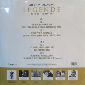 2LP Johnny Hallyday: Légende