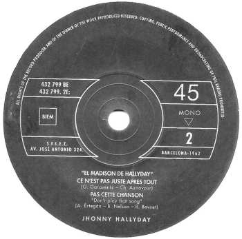 SP Johnny Hallyday: El Madison De Hallyday CLR | LTD | NUM