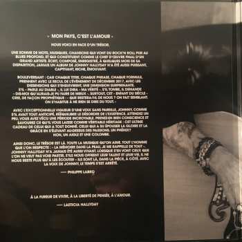 LP Johnny Hallyday: Mon Pays C'est L'amour LTD | CLR