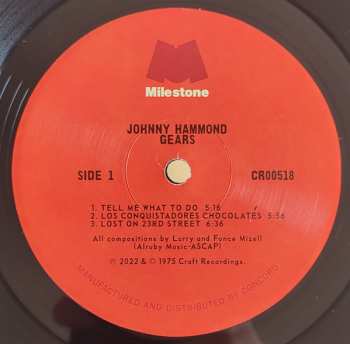 LP Johnny Hammond: Gears