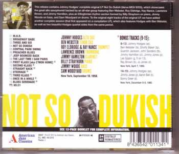 CD Johnny Hodges And His Orchestra: Not So Dukish
