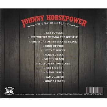 CD Johnny Horsepower: The Band In Black (Featuring The Sun Session with W.S. Holland)