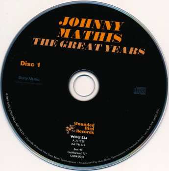 2CD Johnny Mathis: The Great Years