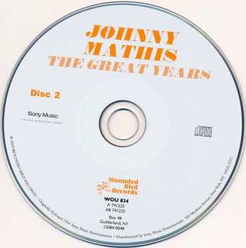 2CD Johnny Mathis: The Great Years