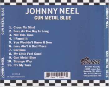 CD Johnny Neel: Gun Metal Blue