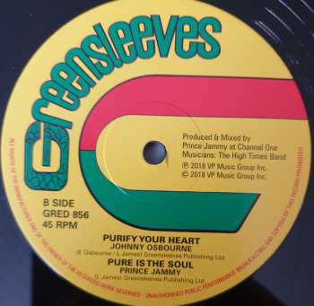 LP Johnny Osbourne: Love You Tonight / Purify Your Heart