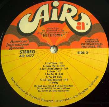 LP Johnny Pate: Bucktown (Original Motion Picture Soundtrack)