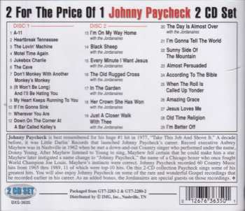 2CD Johnny Paycheck: 2 For The Price Of 1: Original Billboard Hits / 17 Number 1's Gospel Collection