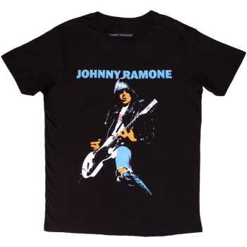 Merch Johnny Ramone: Póló Ripped Denim