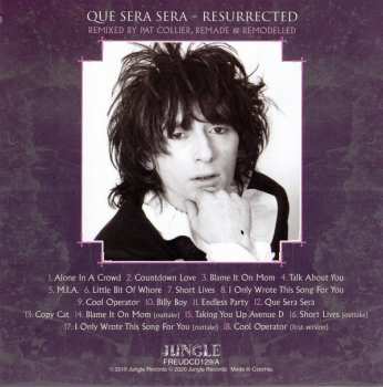 3CD/Dobozkészlet Johnny Thunders: Que Sera, Sera (Resurrected) DLX