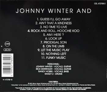 CD Johnny Winter And: Johnny Winter And