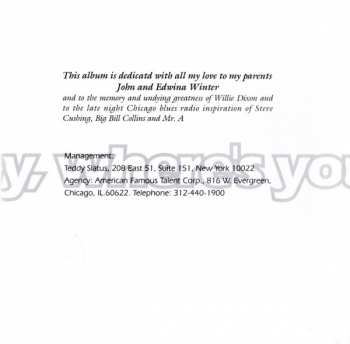 CD Johnny Winter: Hey, Where's Your Brother?