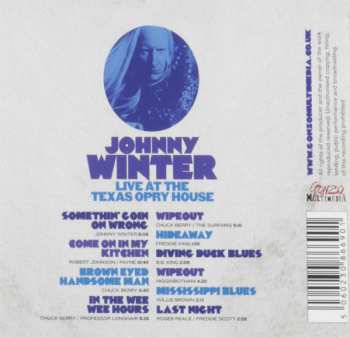 CD Johnny Winter: Live At The Texas Opry House