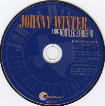 CD Johnny Winter: Live Bootleg Series Vol.10