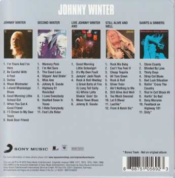 5CD/Dobozkészlet Johnny Winter: Original Album Classics