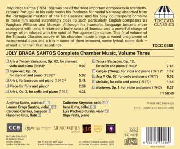 CD Joly Braga Santos: Complete Chamber Music, Volume Three