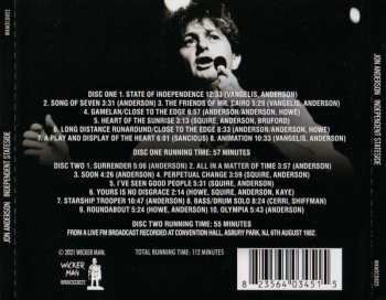 2CD Jon Anderson: Independent Stateside