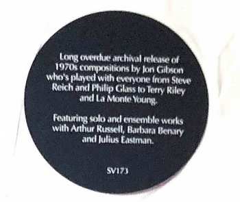 2LP Jon Gibson: Songs & Melodies, 1973-1977
