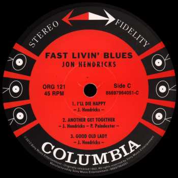 2LP Jon Hendricks: Fast Livin' Blues LTD | NUM