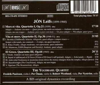 CD Jón Leifs: The Three String Quartets