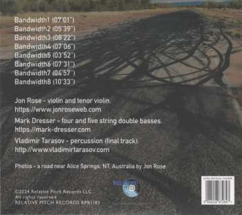 CD Mark Dresser: Band Width LTD