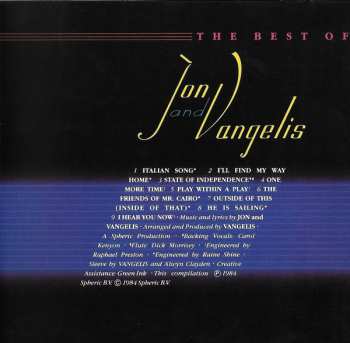 CD Jon & Vangelis: The Best Of Jon And Vangelis