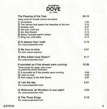 CD Jonathan Dove: The Passing Of The Year