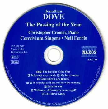 CD Jonathan Dove: The Passing Of The Year