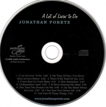 CD Jonathan Poretz: A Lot Of Livin' To Do