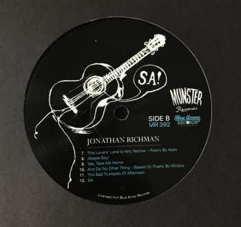 LP Jonathan Richman: SA!