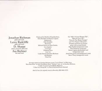 CD Jonathan Richman & The Modern Lovers: Back In Your Life