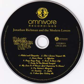 CD Jonathan Richman & The Modern Lovers: Back In Your Life