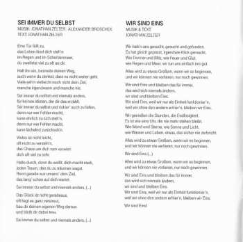 CD Jonathan Zelter: Sei Immer Du Selbst DIGI