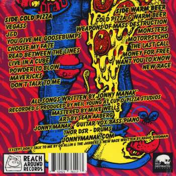 LP Jonny Manak And The Depressives: Cold Pizza & Warm Beer