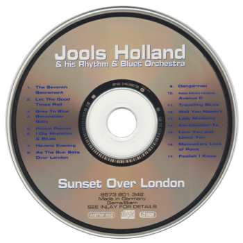 CD Jools Holland And His Rhythm & Blues Orchestra: Sunset Over London