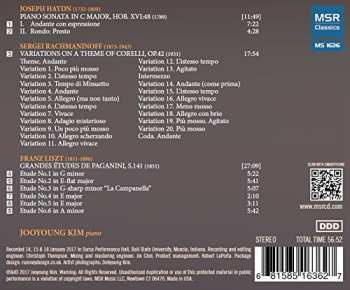 CD Franz Liszt: Haydn, Rachmaninoff, & Liszt