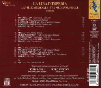 SACD Jordi Savall: La Lira D'Espéria: La Vièle Médiévale The Medieval Fiddle