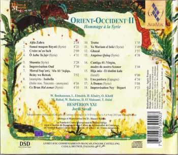 SACD Jordi Savall: Orient - Occident II - Hommage À La Syrie DIGI