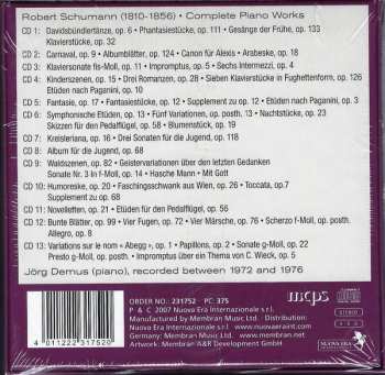 13CD/Dobozkészlet Robert Schumann: Complete Piano Works