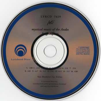 CD Jorge Alfano: Inti (Mystical Music Of The Andes)