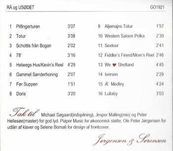 CD Jorgensen & Sorensen: Rå Og Usødet