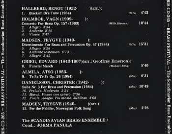 CD Jorma Panula: Brass Festival With The Scandinavian Brass Ensemble Conducted By Jorma Panula