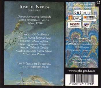 CD Jose De Nebra: Amor Aumenta El Valor