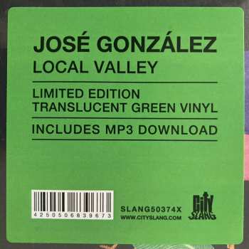LP José González: Local Valley LTD | CLR