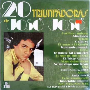 2LP José José: 20 Triunfadoras de José José