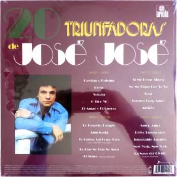 2LP José José: 20 Triunfadoras de José José