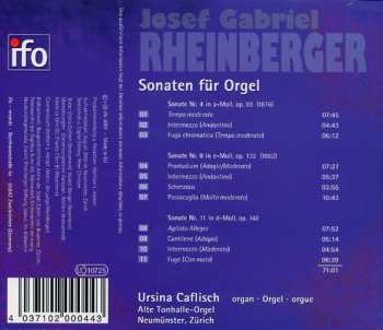 CD Josef Rheinberger: Sonaten Für Orgel
